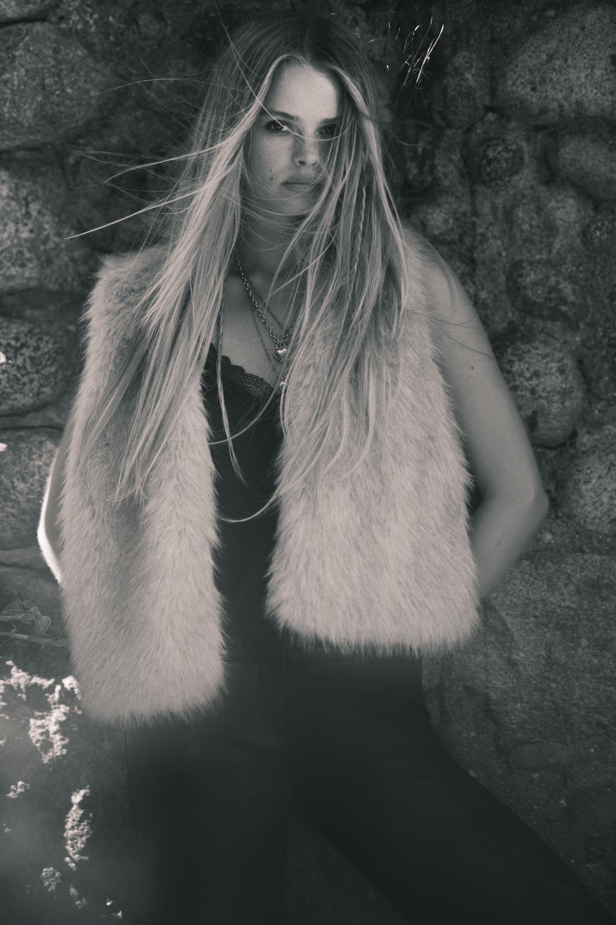 Fluffy gilet | H&M (DE, AT, CH, NL, FI)