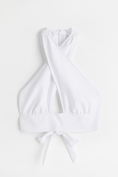 Halterneck Crop Top | H&M (US + CA)