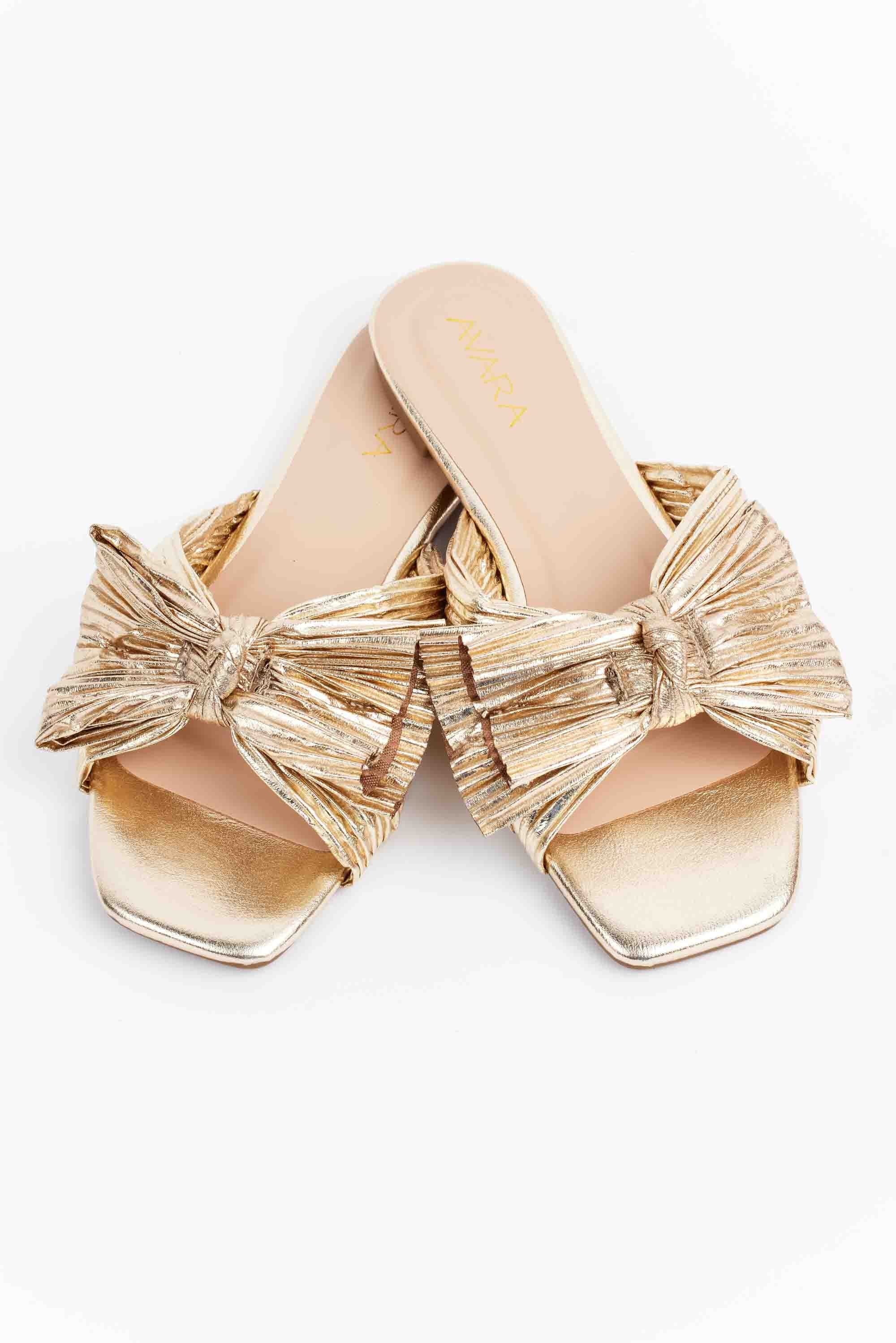 Ariel Sandals- Gold | Avara