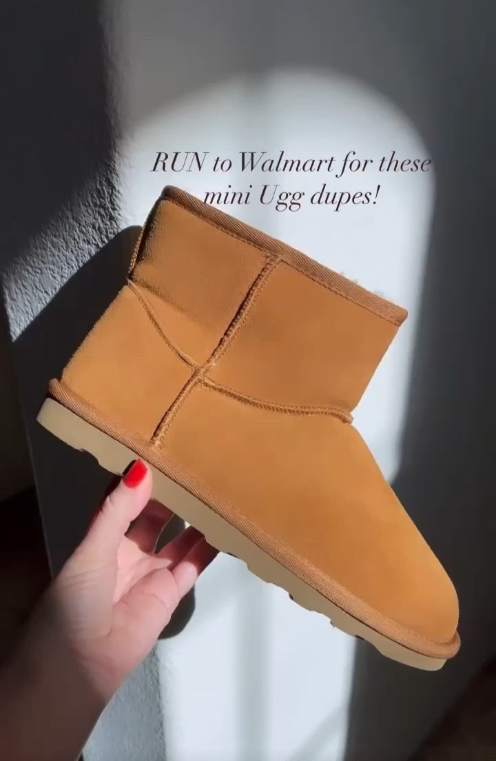 $22 mini UGG Dupes!
 
These will sell out quickly! 🎁

#miniuggdupe
#walmartfashion
#walmartdeals
#mensfashion
#christmasgiftsforher

#LTKHoliday #LTKGiftGuide #LTKshoecrush