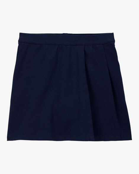 Kid Ponte Knit Uniform Skort - Navy | Carter's Inc
