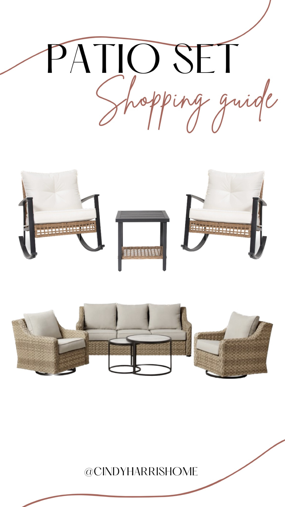Super cute patio sets to get prepared for spring! 🥰

#LTKSale #LTKSeasonal #LTKhome