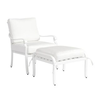 Maison Outdoor Lounge Chair & Ottoman | Ballard Designs, Inc.
