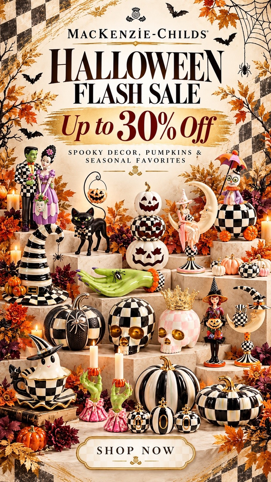 @MacKenzie-Childs is having an up to 30% off Fall and Halloween sale! So many of my favorites are marked down!

#LTKSeasonal #LTKHome #LTKSaleAlert