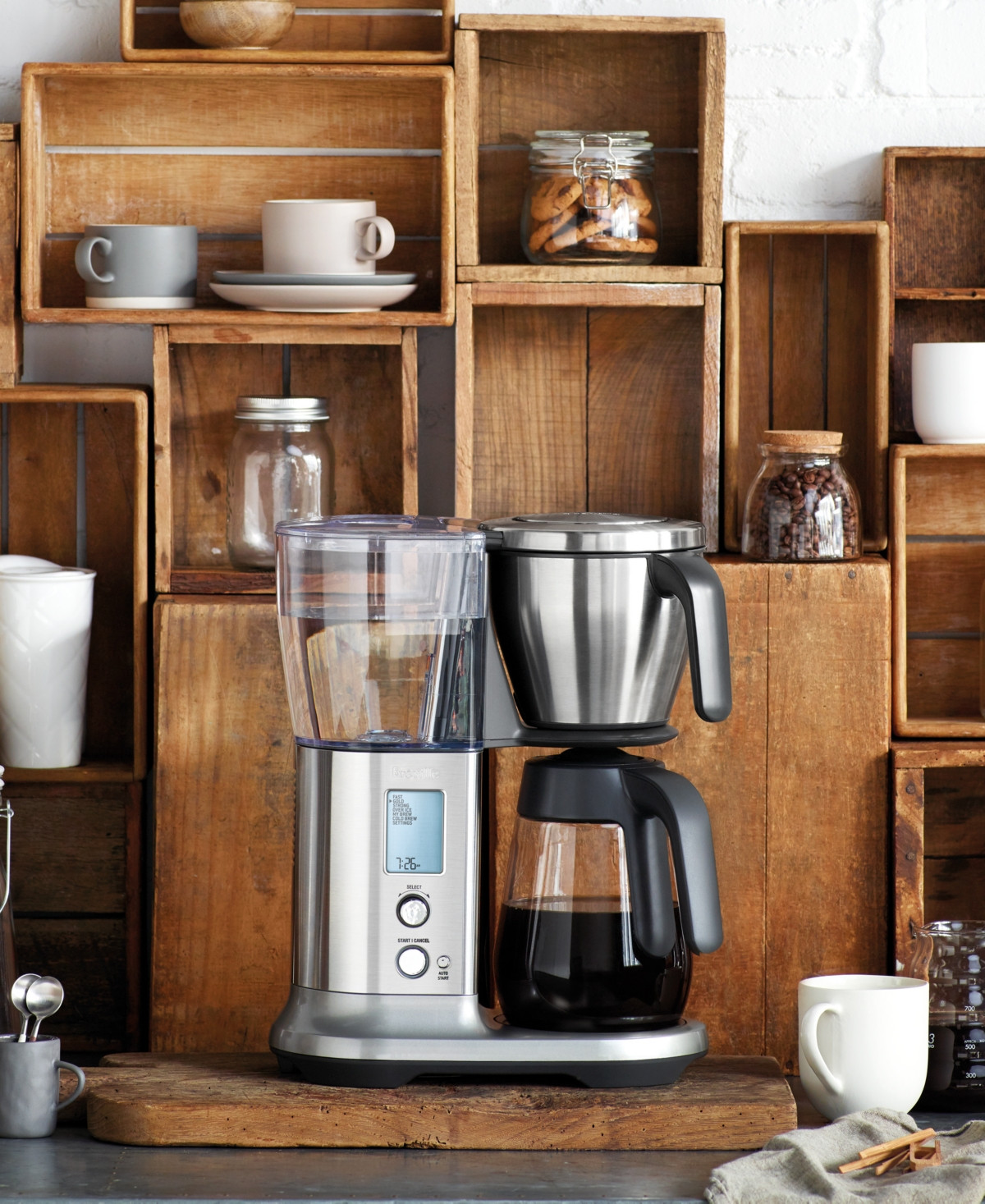 Breville Precision Brewer Glass-Carafe Coffee Maker - Silver | Macy's