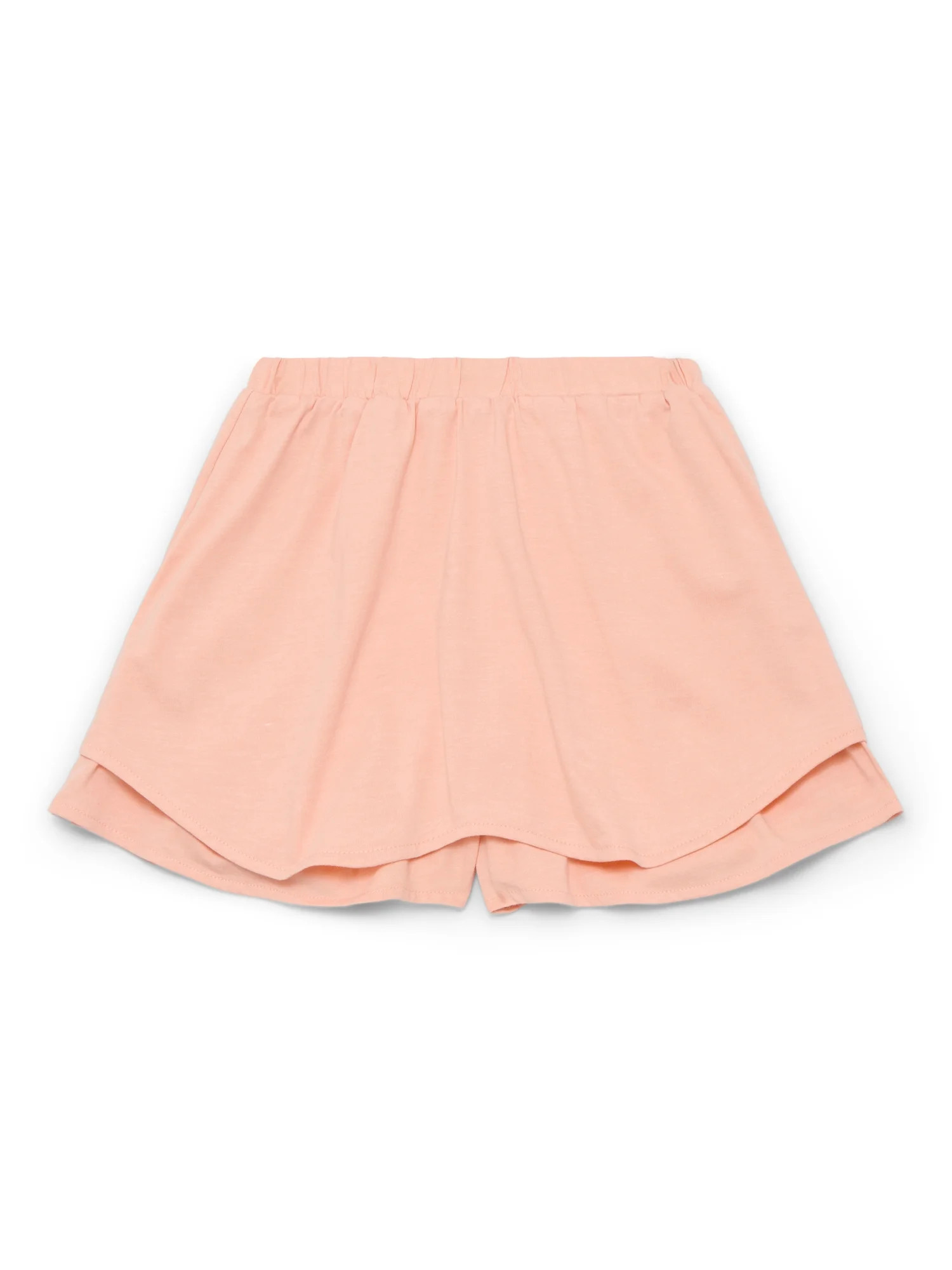 Wonder Nation Little Girls Ruffle Scooter Skirt, Sizes 4-10 | Walmart (US)