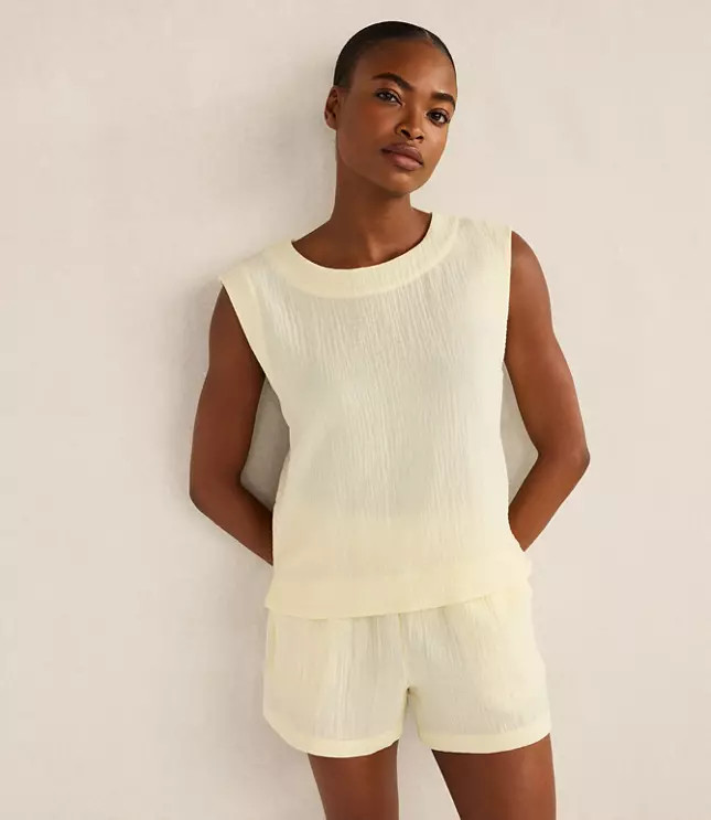 Haven Well Within Organic Cotton Gauze Tank Top | LOFT