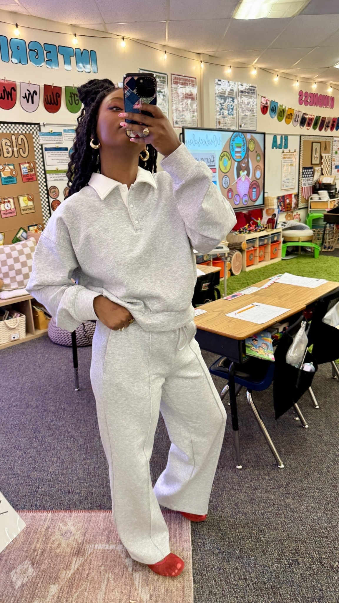 Wednesday Outfit! 
Top & Bottom: Medium 

#LTKdayinmylife #LTKootd #LTKgrwm