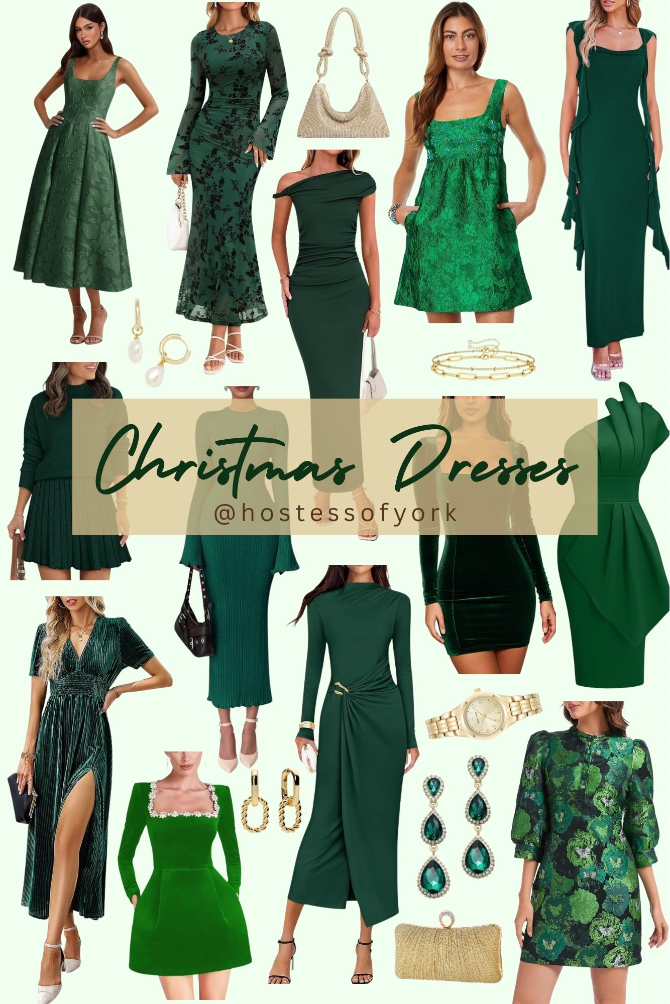 Green Christmas dresses! Outfit inspiration for your up next holiday party! 

#Christmas #parties #holidays #outfits #dresses #dress #ideas #fashion #style #work #dinner #hosting #gifts #hostess

#LTKSeasonal #LTKootd #LTKHoliday