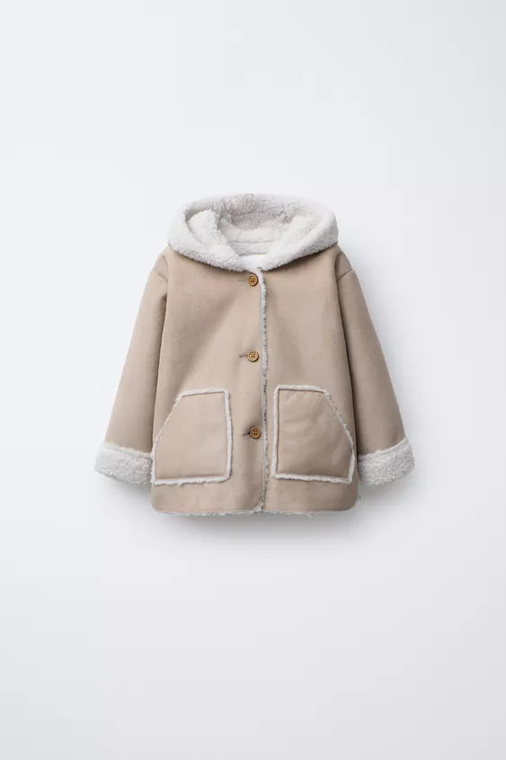 HOODED DOUBLE-FACED JACKET | Zara US