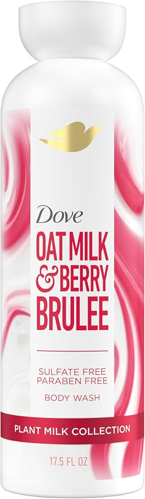 Dove Plant Milk Cleansing Body Wash Oat Milk & Berry Brulee for Moisturized Skin Gentle Cleanser,... | Amazon (US)