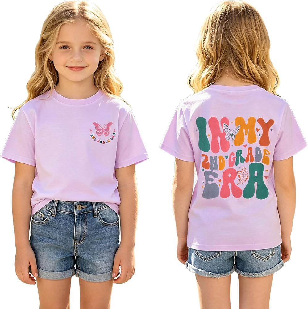 First Day of School Outfit for Girls in My 1st 2nd 3rd Grade Era Shirt First Second Third Back to... | Amazon (US)