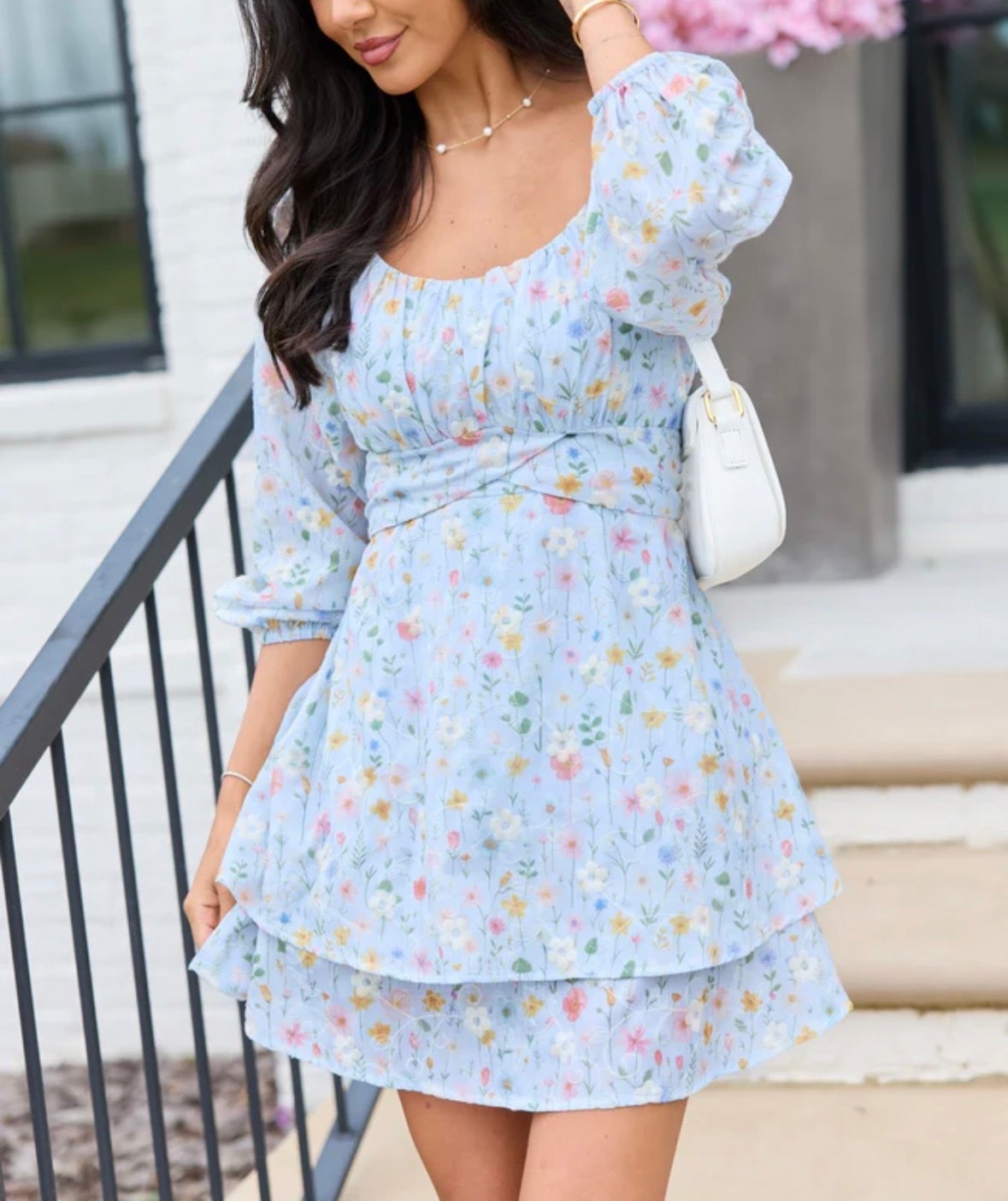 This blue floral dress combines a timeless feminine silhouette with soft floral detailing, creating an effortlessly elegant look perfect for garden parties, bridal brunches, and romantic summer events 💙🌸 Under $60.

Keywords:

* garden party dress
* bridal brunch outfit
* baby shower dress
* brunch dress
* European summer outfit
* vacation dress
* romantic summer style
* daytime event dress
* blue floral dress
* feminine summer dress
* floral midi dress
* elegant floral outfit
* romantic dress
* timeless feminine style
* chic daytime dress
* polished summer fashion

#LTKTravel #LTKSeasonal #LTKgrwm
