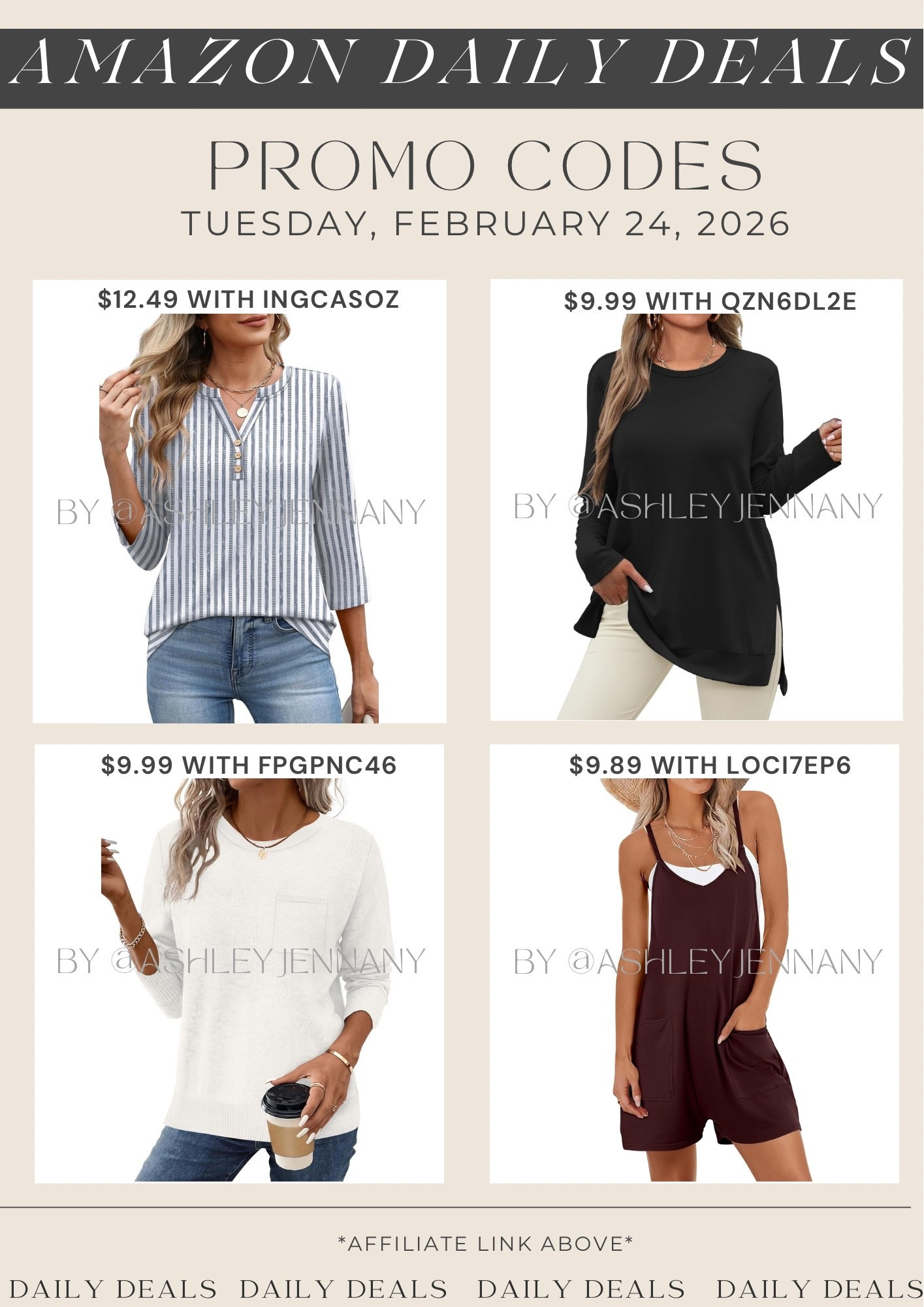 Amazon fashion deals 

#LTKMidsize #LTKSaleAlert