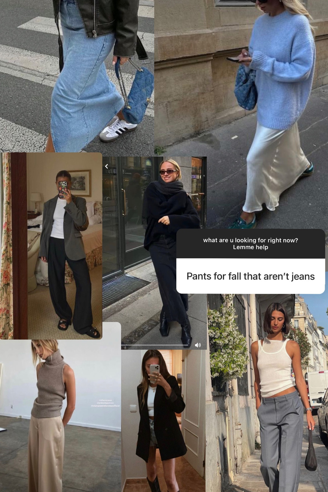 Bottoms for fall that are NOT jeans 