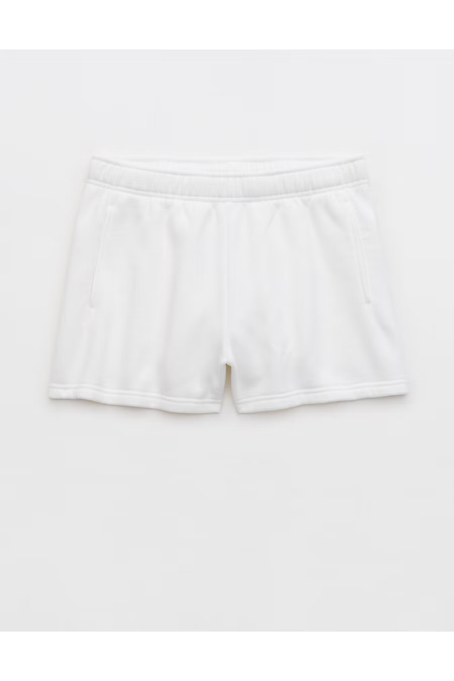 OFFLINE By Aerie Cloud Fleece Short Women's White XXS | Aerie