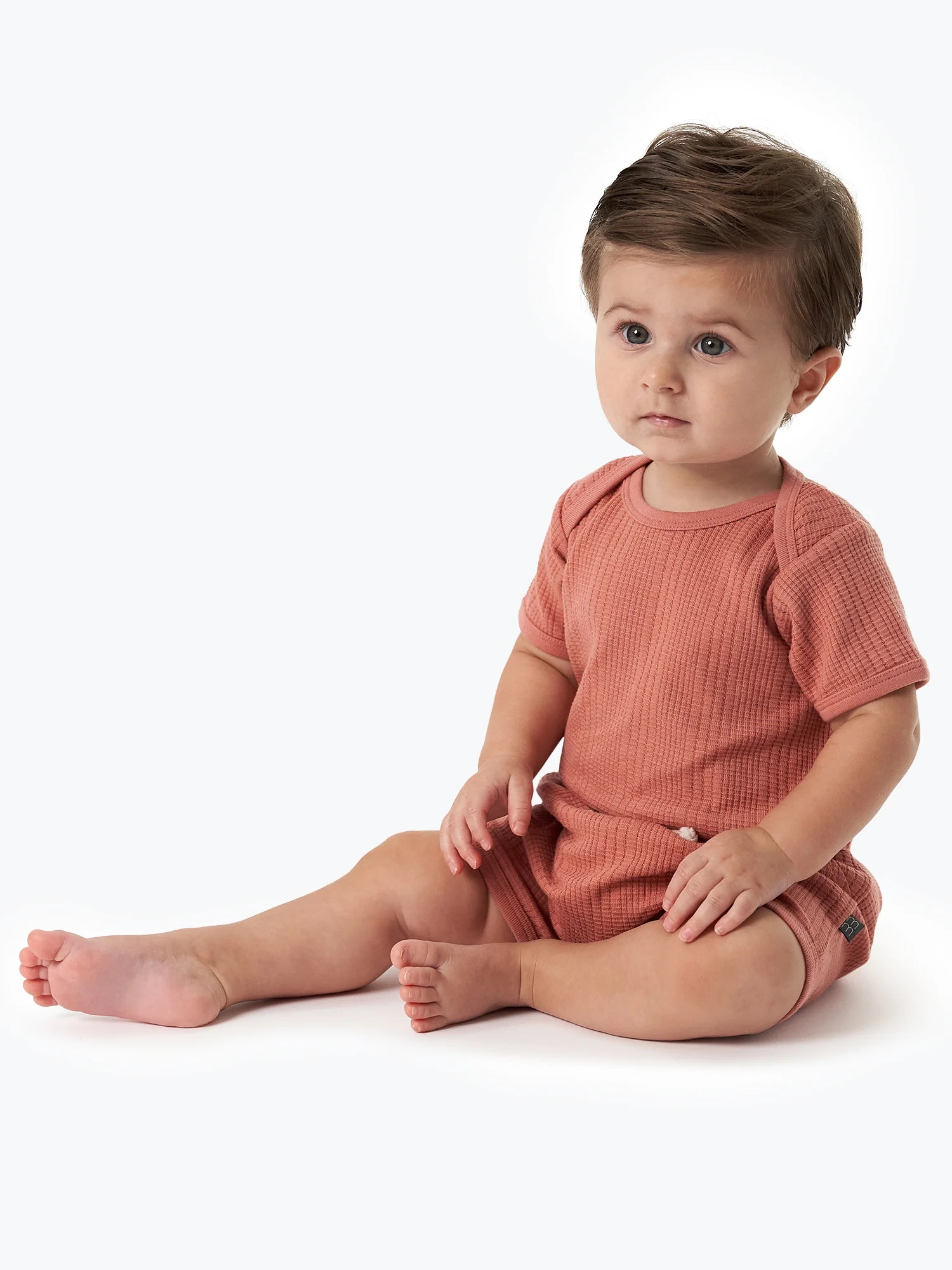 Modern Moments by Gerber Baby Neutral Organic Dumpling Romper, Sizes 0/3 Months - 24 Months | Walmart (US)