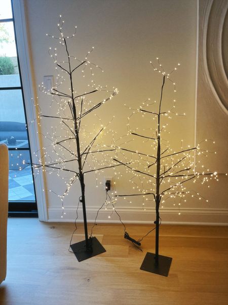 Fairy trees from Walmart for Halloween and Christmas 