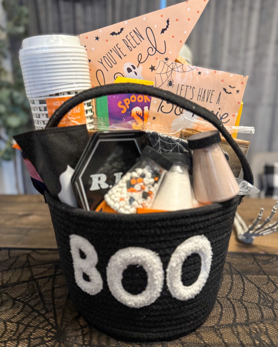 Entering Spooky Season, with my pockets and heart full because let’s be honest Boo Baskets every year add up! Let’s just say this one’s budget friendly and Fun enough to keep this lil Tradition going! 

