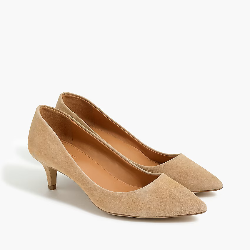 Esme suede kitten heels | J.Crew Factory