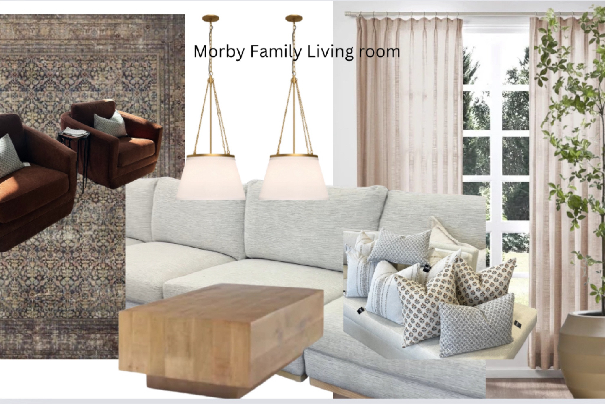 A beautiful living room for the sweetest family!