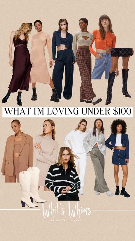 What I’m loving under $100

From Nasty Gal, under $100, sweaters, skirt, fall, fall fashion, midi dress, cowboy boots, sweats set, pullover, striped sweater, fall staples, fall outfit idea. 

#LTKSeasonal #LTKunder100 #LTKstyletip