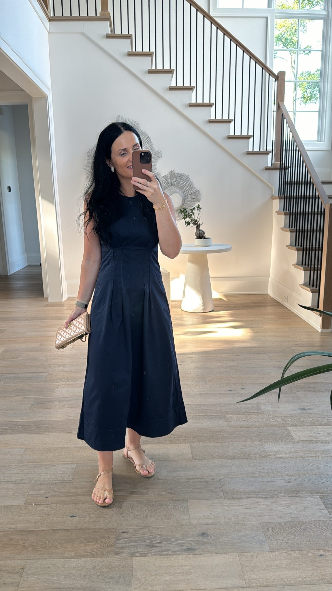 Summer ootd. Love this JCrew dress 