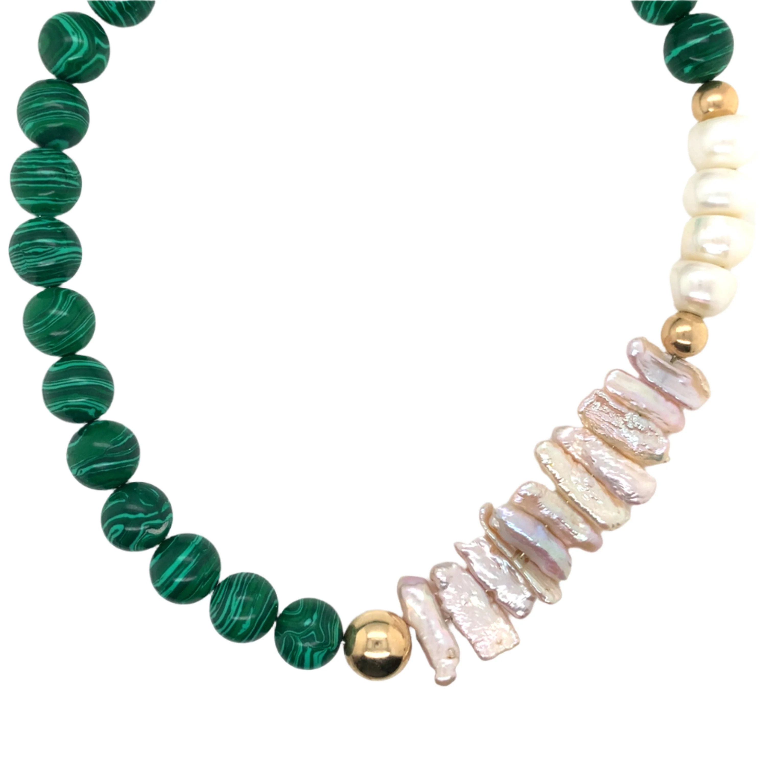 Zara Malachite Necklace | MaLi Beads