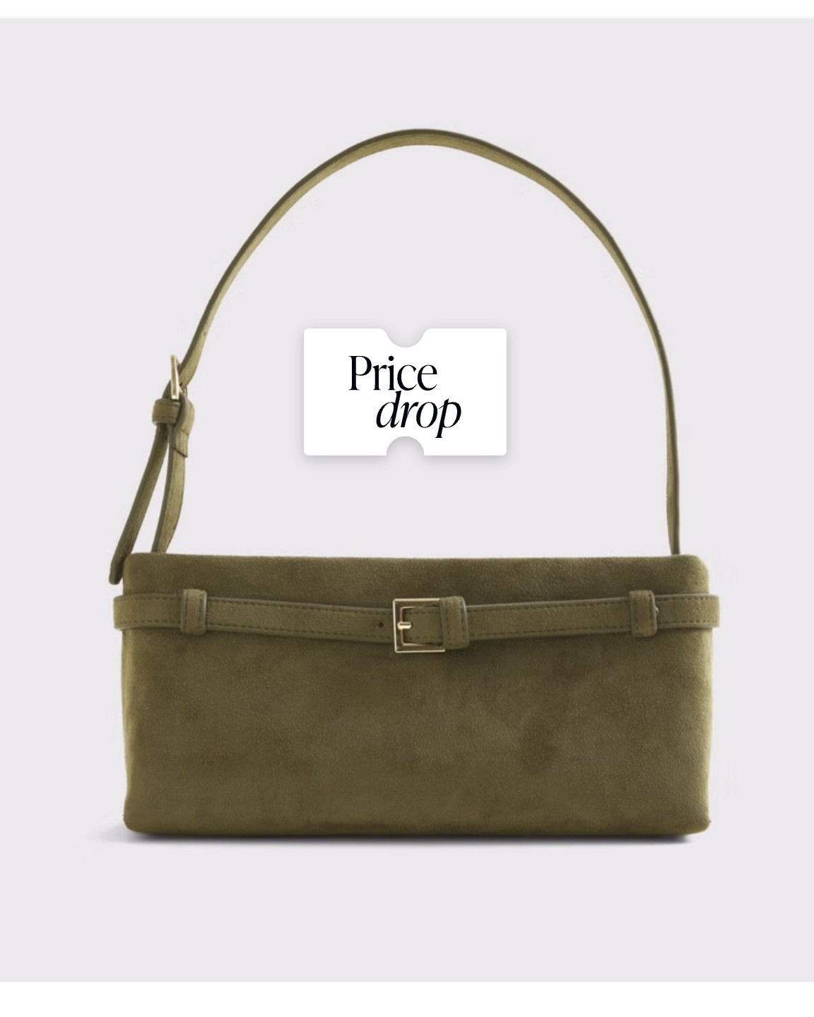 Olive green suede bag on sale perfect for fall  

#LTKSaleAlert #LTKItBag #LTKFallSale