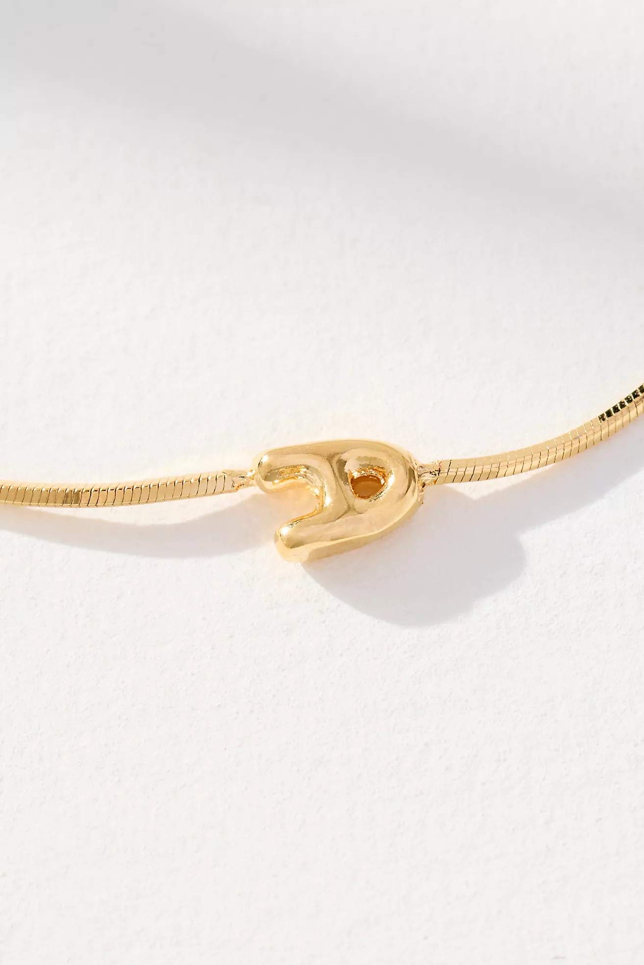 Barely There Bubble Monogram Necklace | Anthropologie (US)