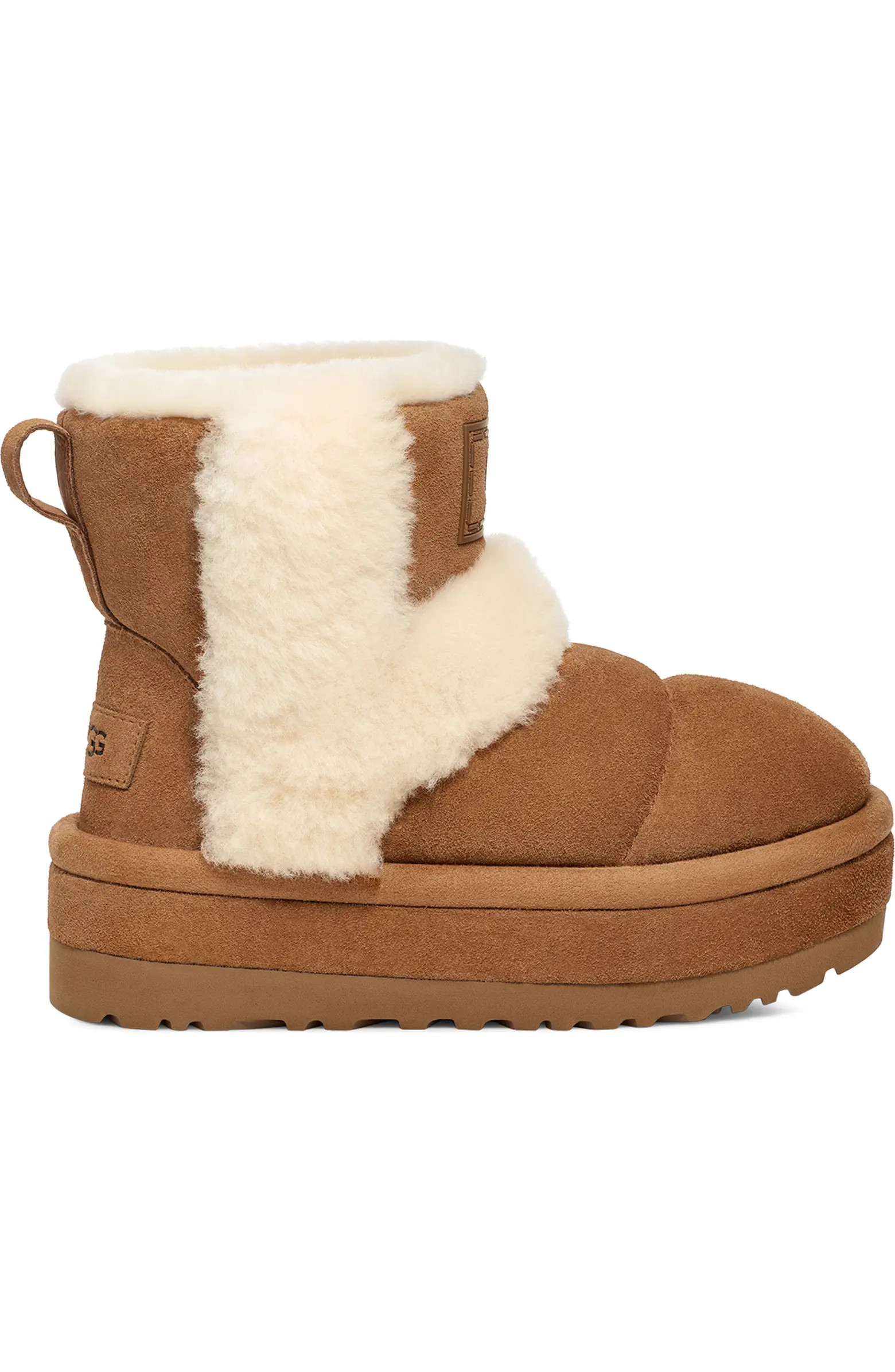 Classic Chillapeak Genuine Shearling Trimmed Boot (Women) | Nordstrom