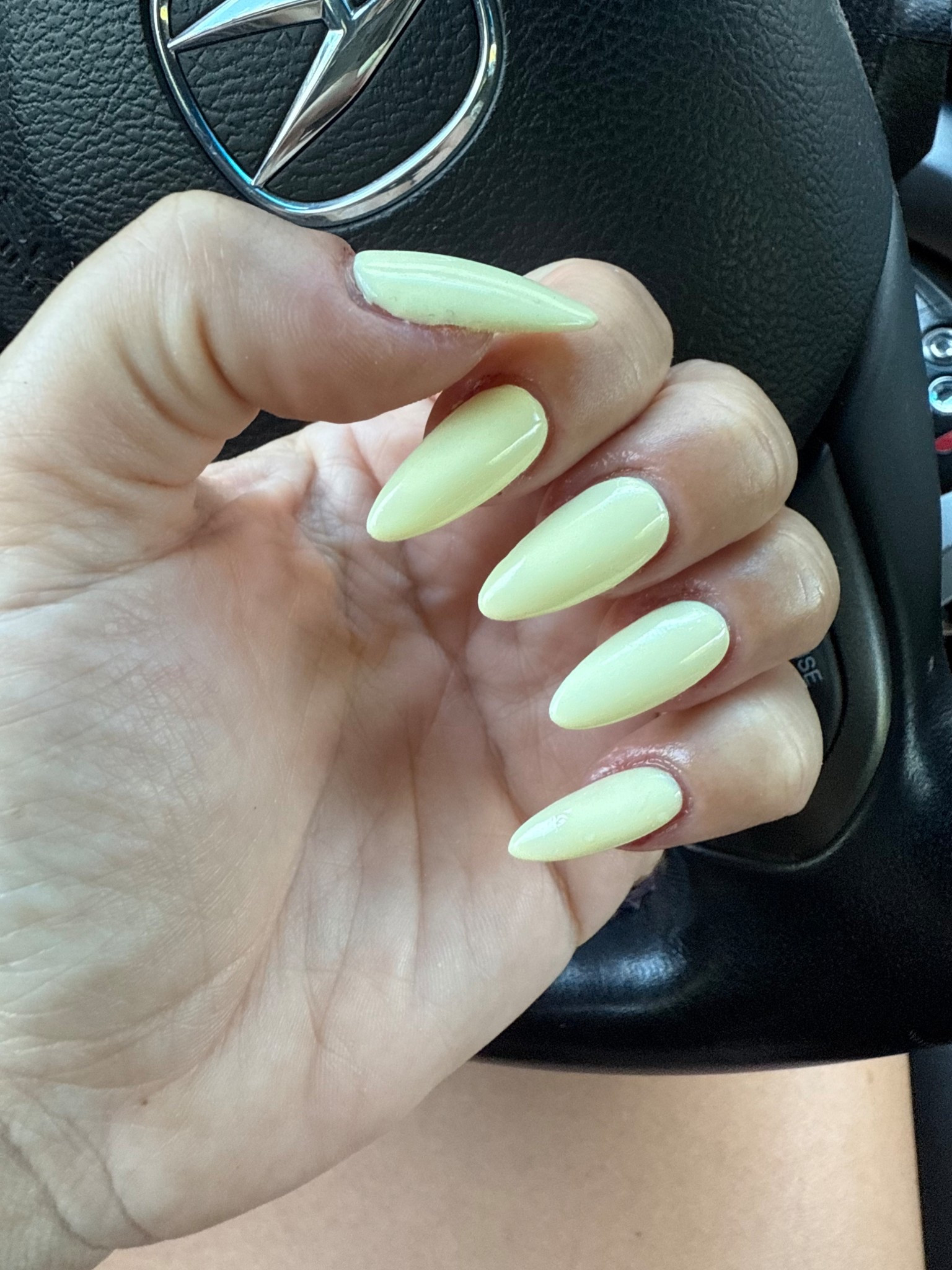 Yellow nails
Pale yellow
Mani pedi 
DND nails
Walmart 

#LTKStyleTip #LTKSeasonal #LTKBeauty