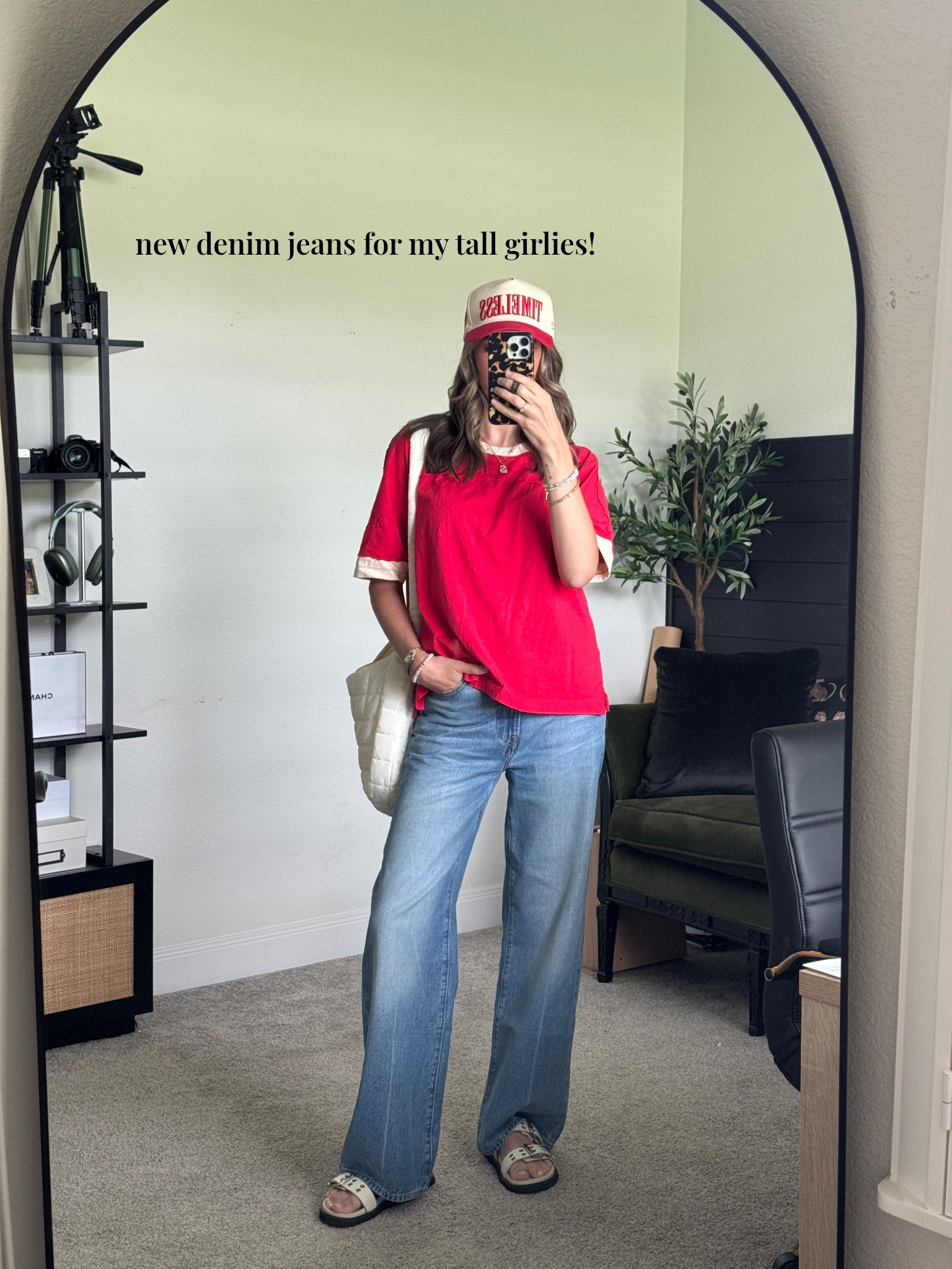 Comfiest Mom uniform and I found the perfect jeans for all my tall girls! I’m 5’9” for reference. 💋🌹 Hat, shoes, top and bag all Amazon!

#LTKStyleTip #LTKFindsUnder100 #LTKSummerEdit