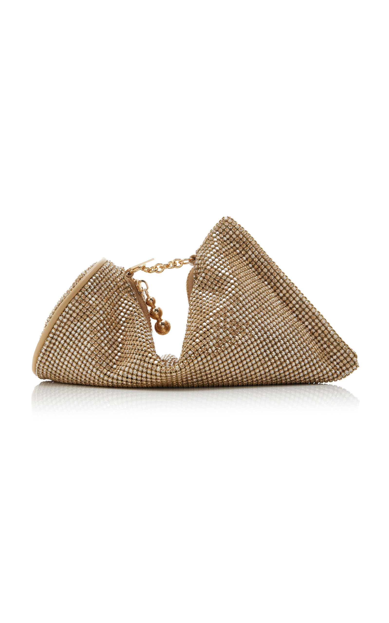 Viera Crystal-Beaded Leather Clutch | Moda Operandi (Global)