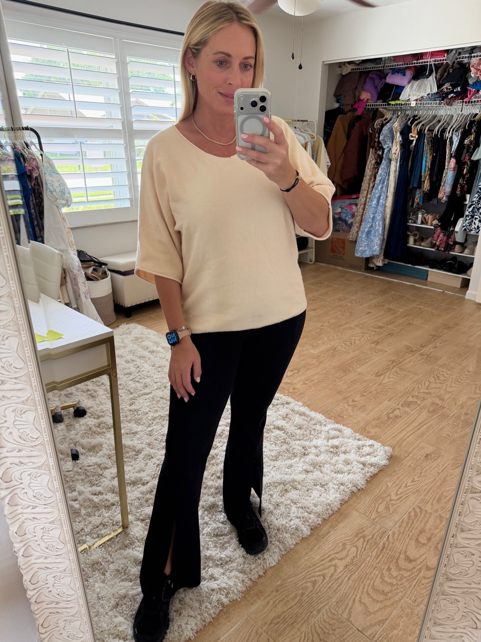 Neutral outfit. Spring outfit. Spring sweater 



#LTKootd #LTKMidsize #LTKSeasonal