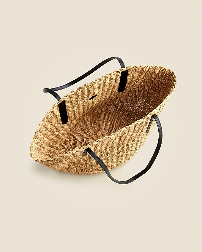 Como woven straw tote | J. Crew US