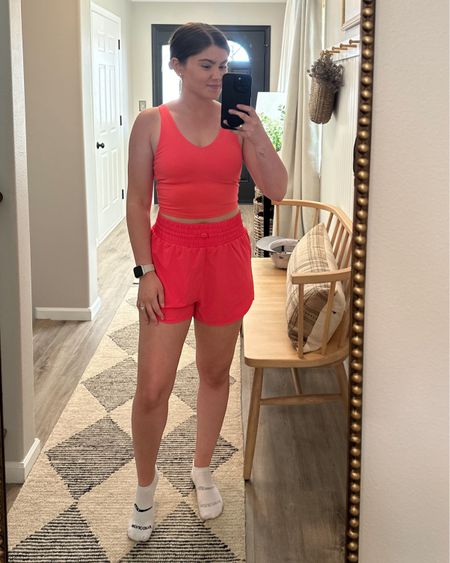 My go to outfit for the summer! 

Target find, target fashion, summer set, cropped workout tank, align tank dupe, high waisted shorts, coral top, coral shorts, affordable fashion; summer fashion, activewear, athleisure 

#LTKActive #LTKSeasonal #LTKStyleTip