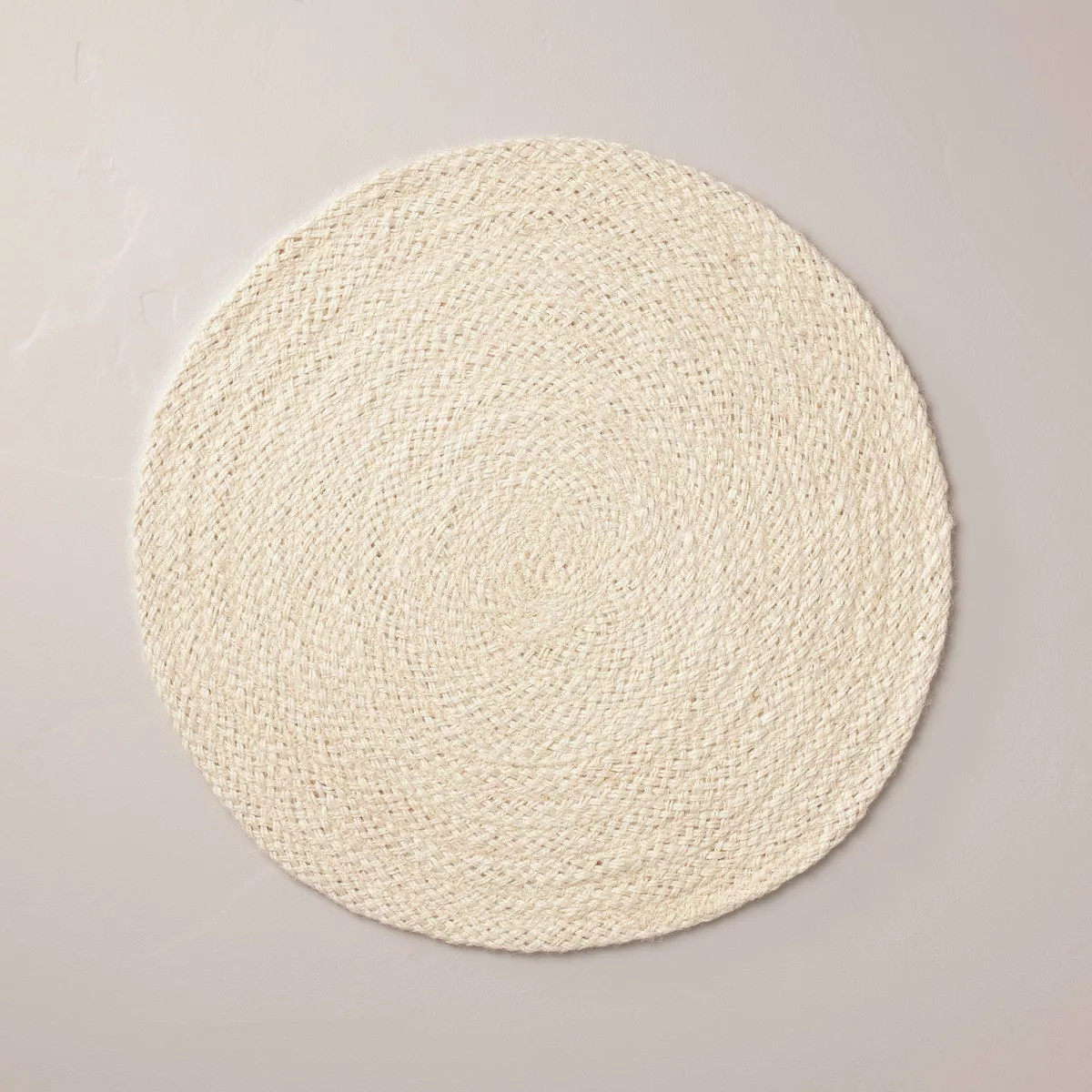 15" Bleached Jute Braided Charger Placemat - Hearth & Hand™ with Magnolia | Target