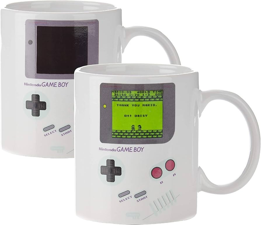 Paladone Gameboy Heat Changing Coffee Mug - Gift for Gamers, Nerds, Nintendo Mario Fans, Men, and... | Amazon (US)