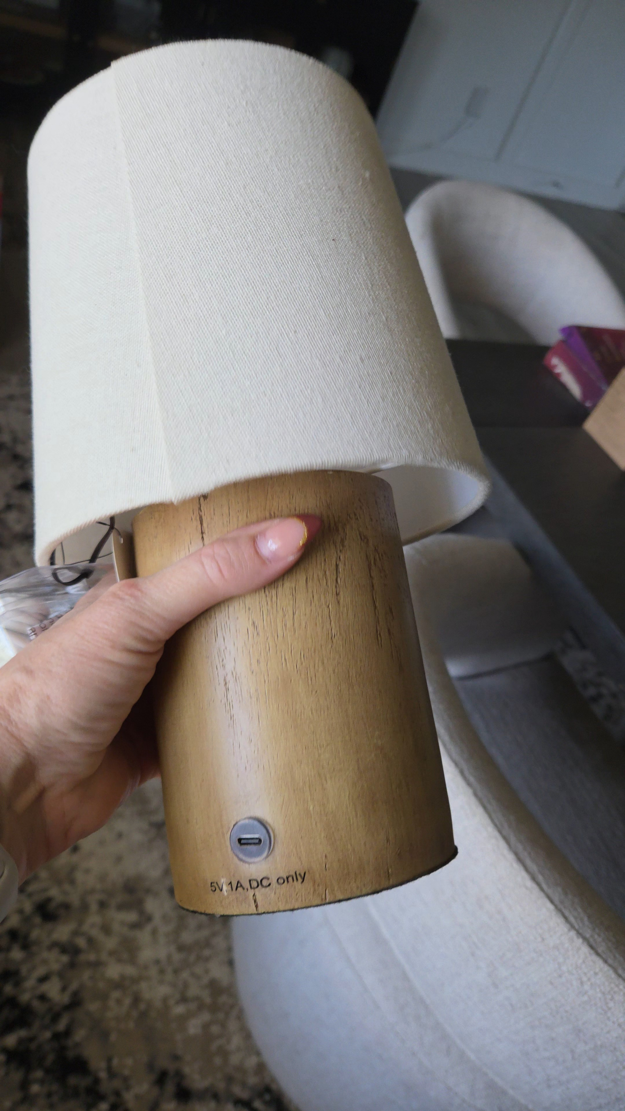 Found this adorable rechargeable mini lamp at Target today, perfect for your coffee bar or kitchen island. It has three light settings and comes with the USB cable.#target #targethome #targetfinds 

#LTKHome