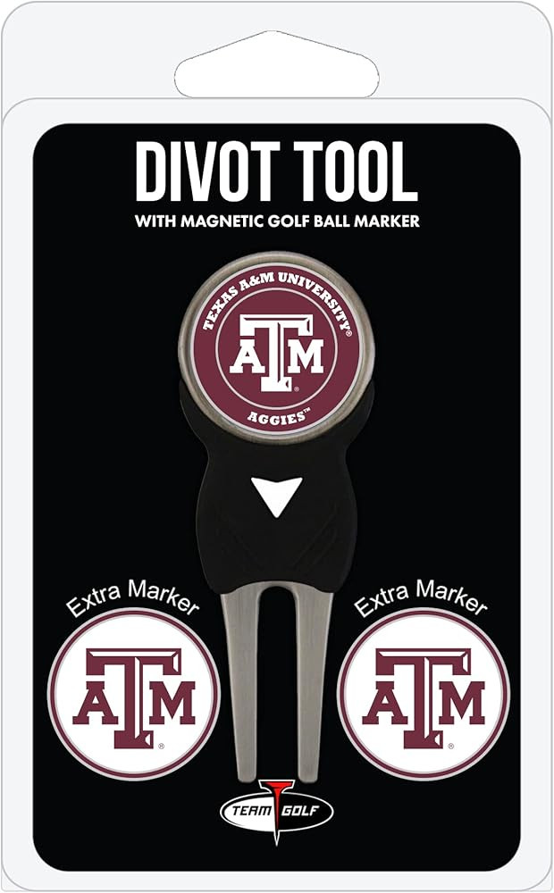 Team Golf NCAA Divot Tool with 3 Golf Ball Markers Pack, Markers are Removable Magnetic Double-Si... | Amazon (US)