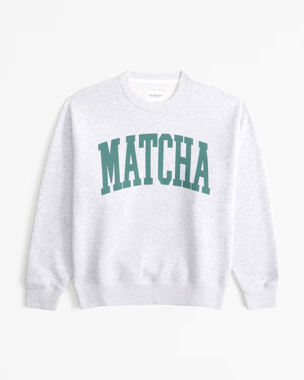Matcha Graphic Vintage Sunday Crew | Abercrombie & Fitch (US)
