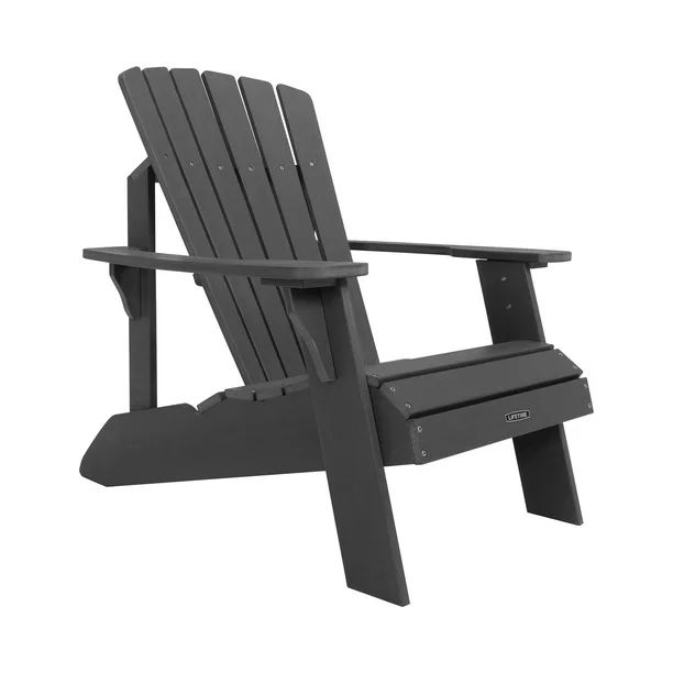 Lifetime Weather Resistant Polystyrene Adirondack Chair - Gray - Walmart.com | Walmart (US)