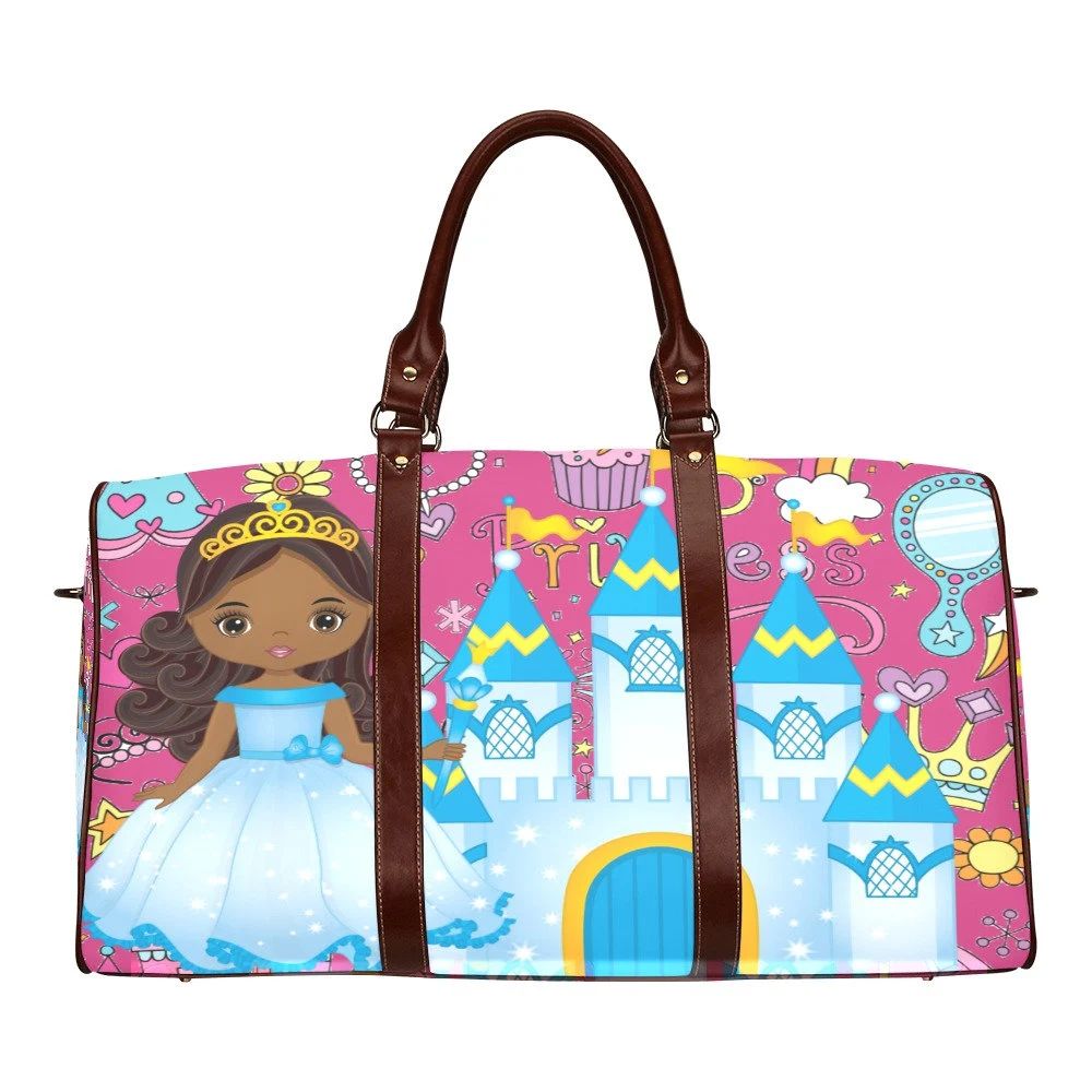 African American Princess Personalized Duffle Bag  Travel Dance Gift Castle Brown Girl Magic Dark... | Etsy (US)