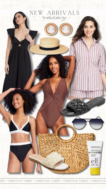 Vacation ready with these new arrivals; target finds 

#christianblairvordy 

#target #finds #vacay #vacation #spring #swim #resort #resortwear #sandals #beach #sunglasses 

#LTKSeasonal #LTKfindsunder50 #LTKswim