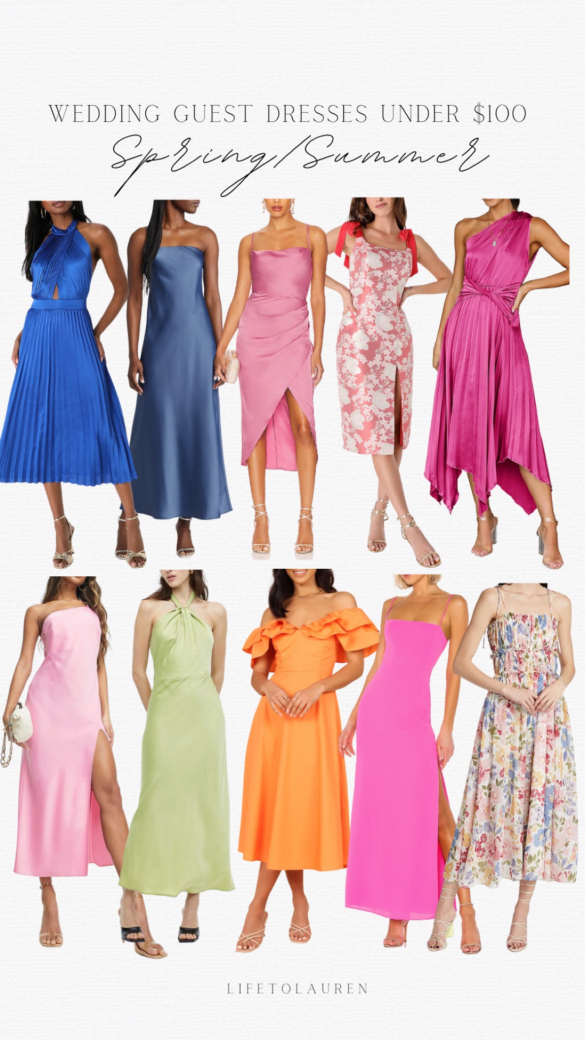 Spring Summer Wedding Guest Dresses Under $100

#LTKSeasonal #LTKunder100 #LTKwedding