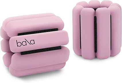 Bala Bangles - Set of 2 (1lb & 2lb) | Adjustable Wearable Wrist & Ankle Weights | Yoga, Dance, Ba... | Amazon (US)