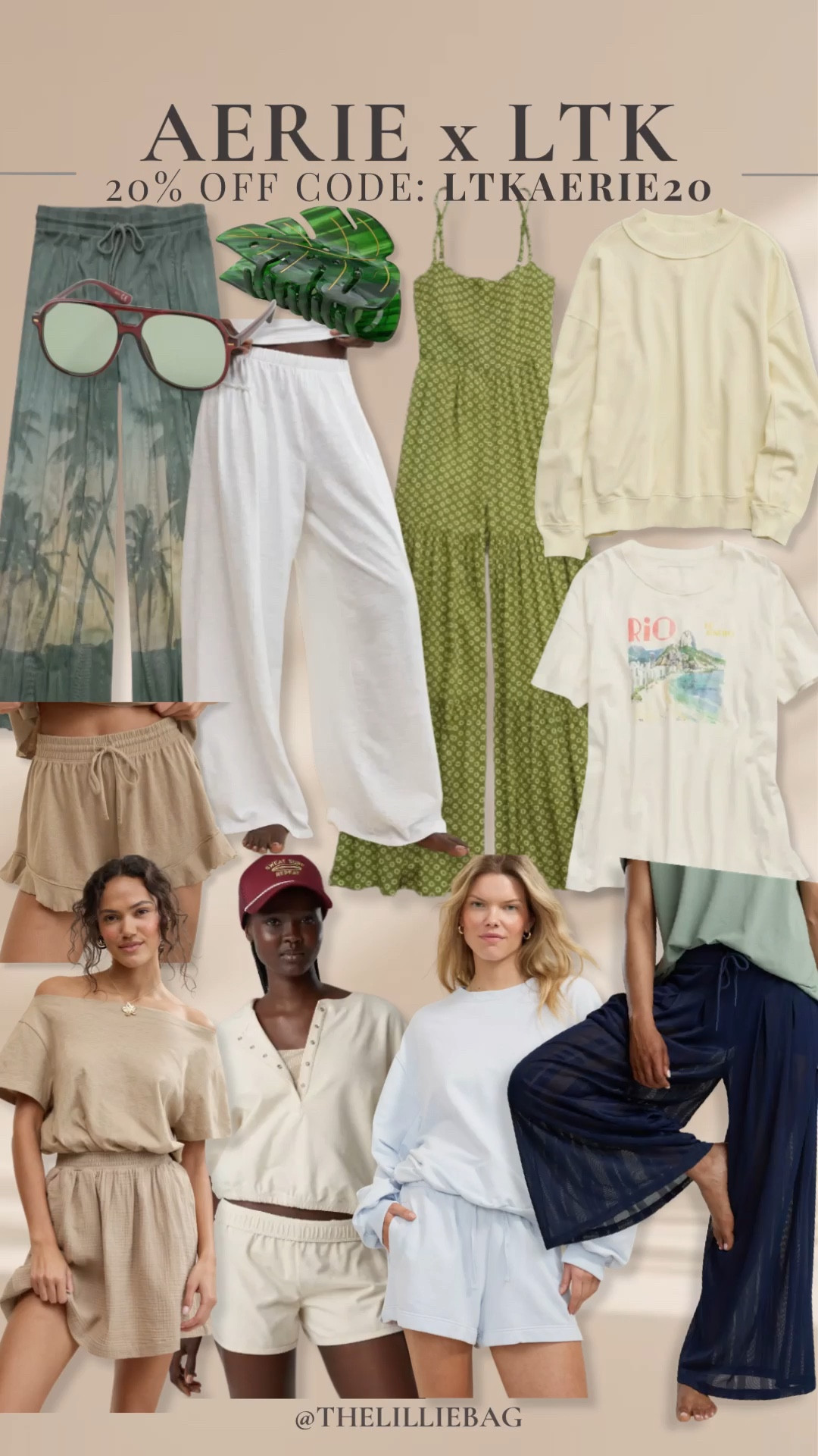 Aerie x LTK sale 🤍✨

Take 20% off new arrivals + more with the in-app code LTKAERIE20  🙌🏼 such a good time to grab all the easy spring + vacation pieces

Think linen, casual sets, and comfy everyday outfits you’ll wear on repeat ☀️ everything is linked on my LTK!

aerie sale, spring outfits 2026, vacation outfits, casual wear, linen outfits, everyday style, new arrivals

#LTKSeasonal #LTKSaleAlert