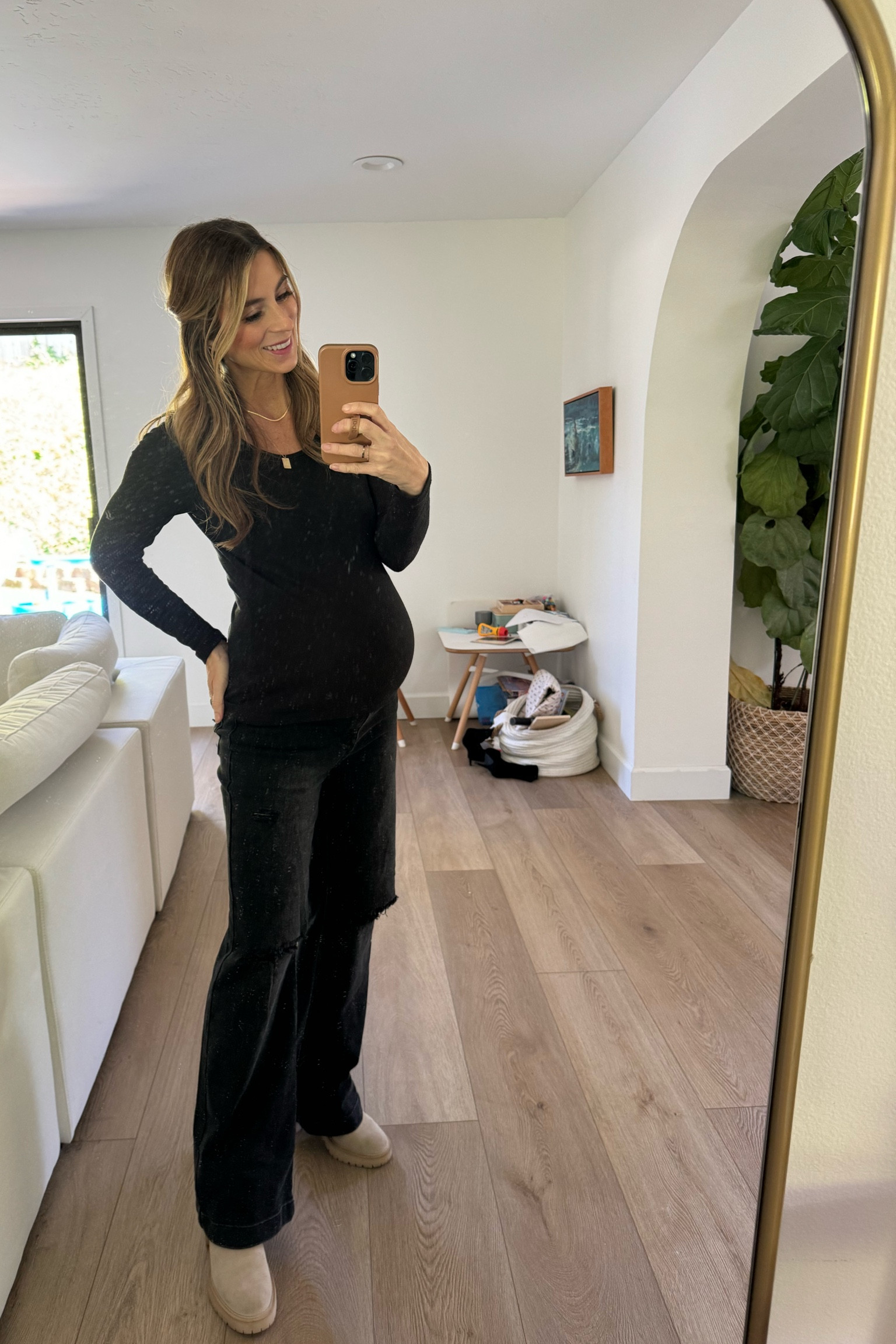 You can never go wrong in all black! I got tons of compliments on these maternity jeans! So comfortable! 

Black jeans, maternity jeans, pregnancy 

#LTKbump #LTKSeasonal #LTKstyletip