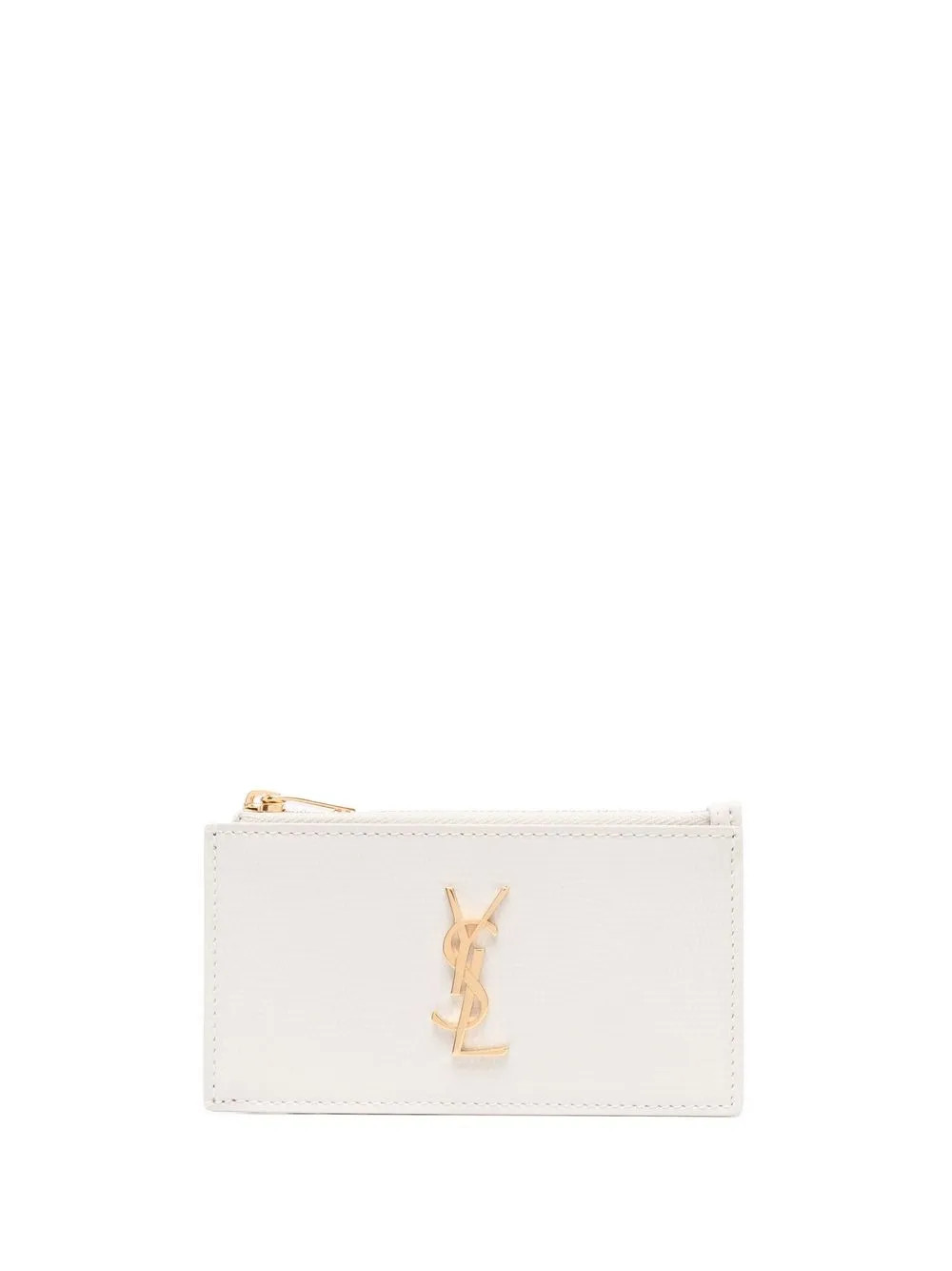 Saint Laurent logo-plaque Leather Wallet  - Farfetch | Farfetch Global